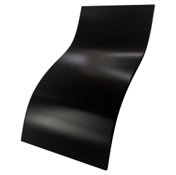 Sơn bột tĩnh điện ngoài trời màu đen độ bóng >80% bề mặt phẳng mã ES6-DA001